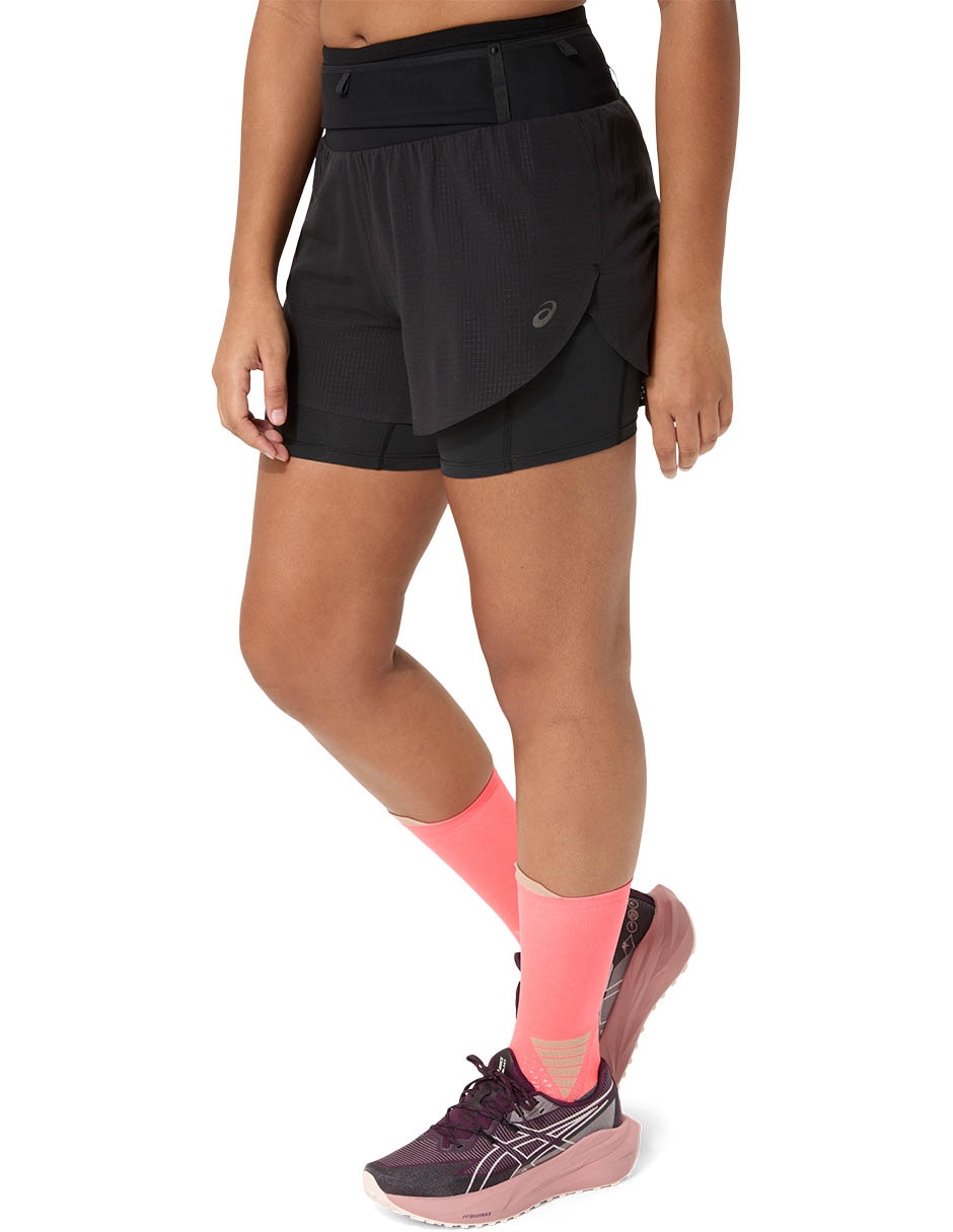 Short con malla Asics para correr mujer