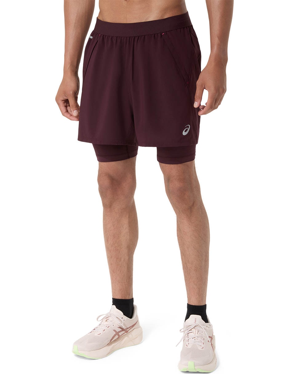 Short con malla para correr hombre Short con malla para correr hombre