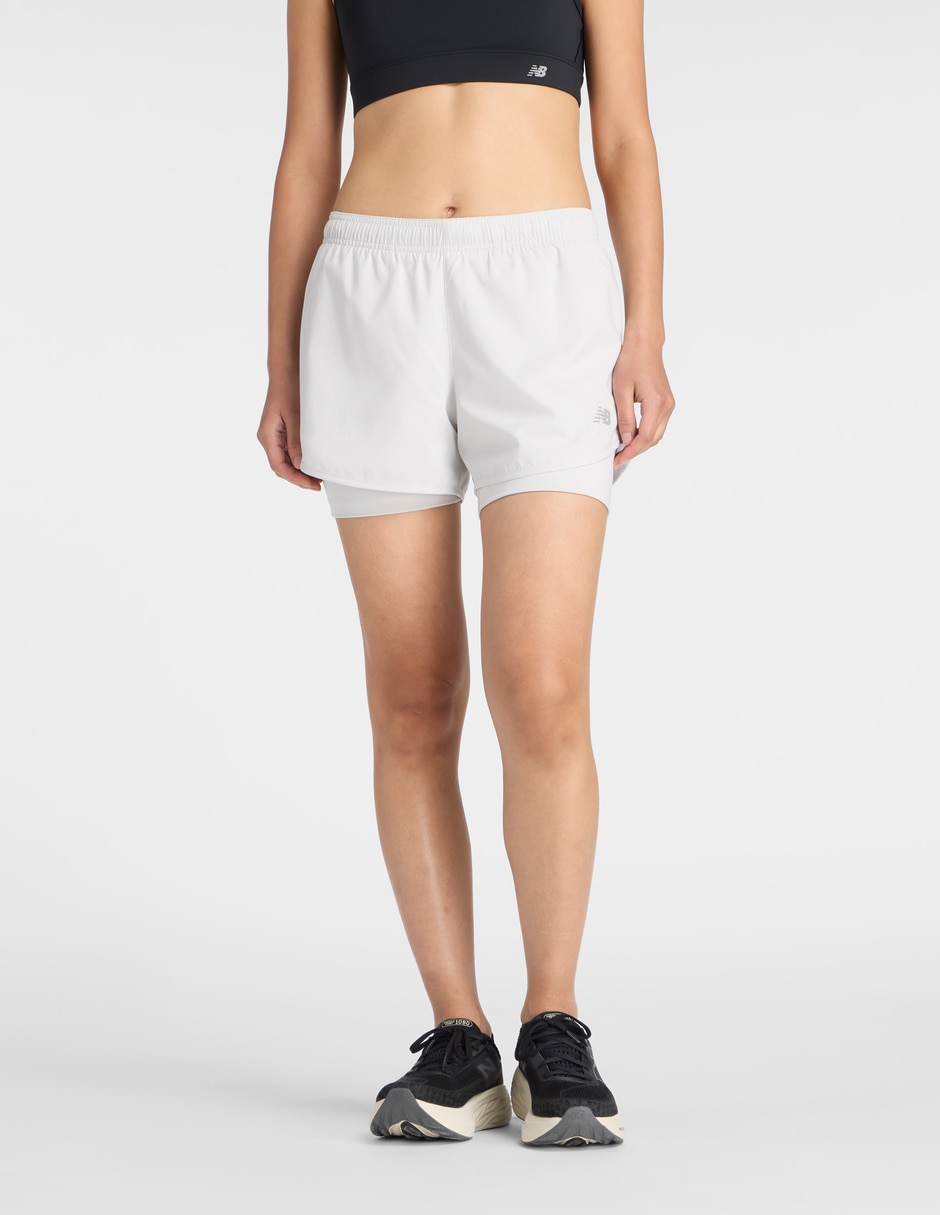 Short con malla para correr mujer