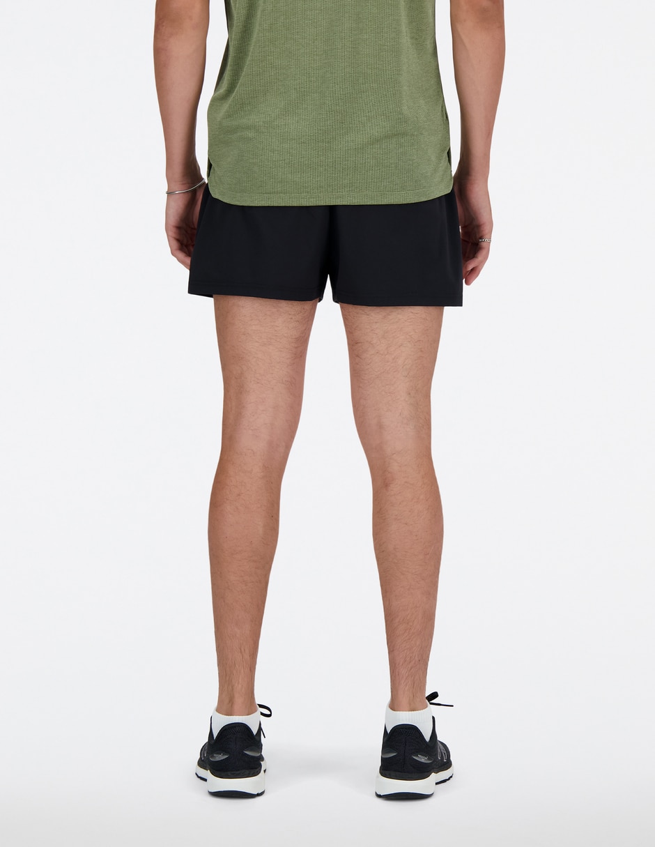 Set short/short sin diseño para correr hombre 2