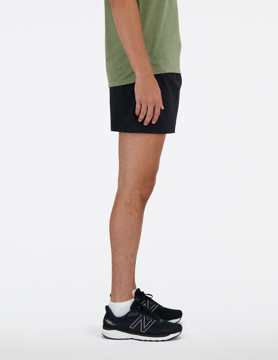 Set short/short sin diseño para correr hombre 5