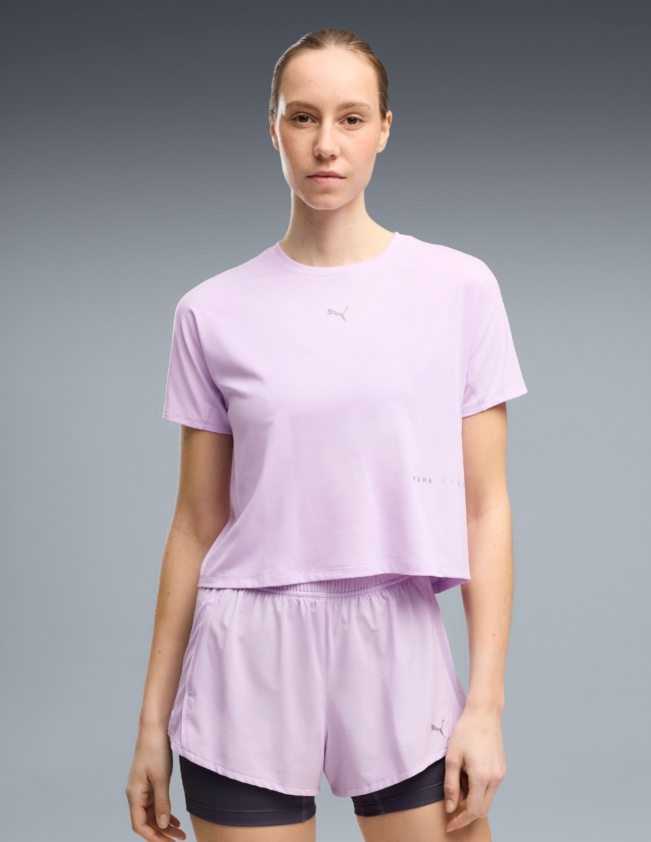 Playera deportiva para correr de mujer
