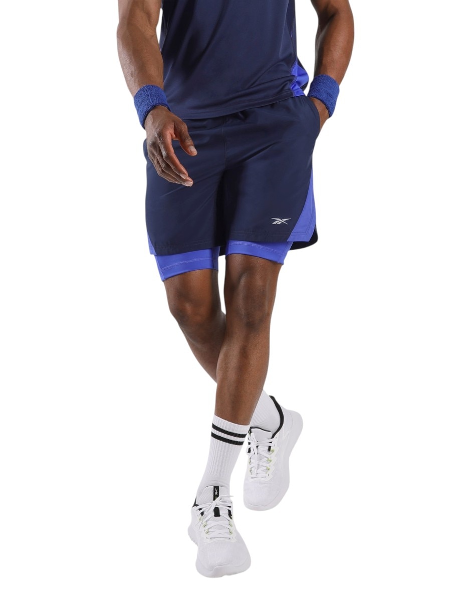 Short con bolsillos Run para correr hombre