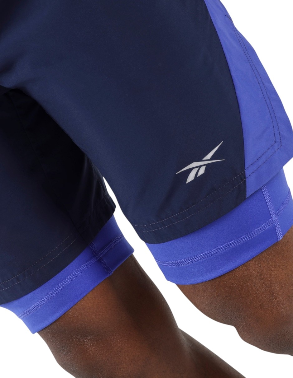 Short con bolsillos Run para correr hombre