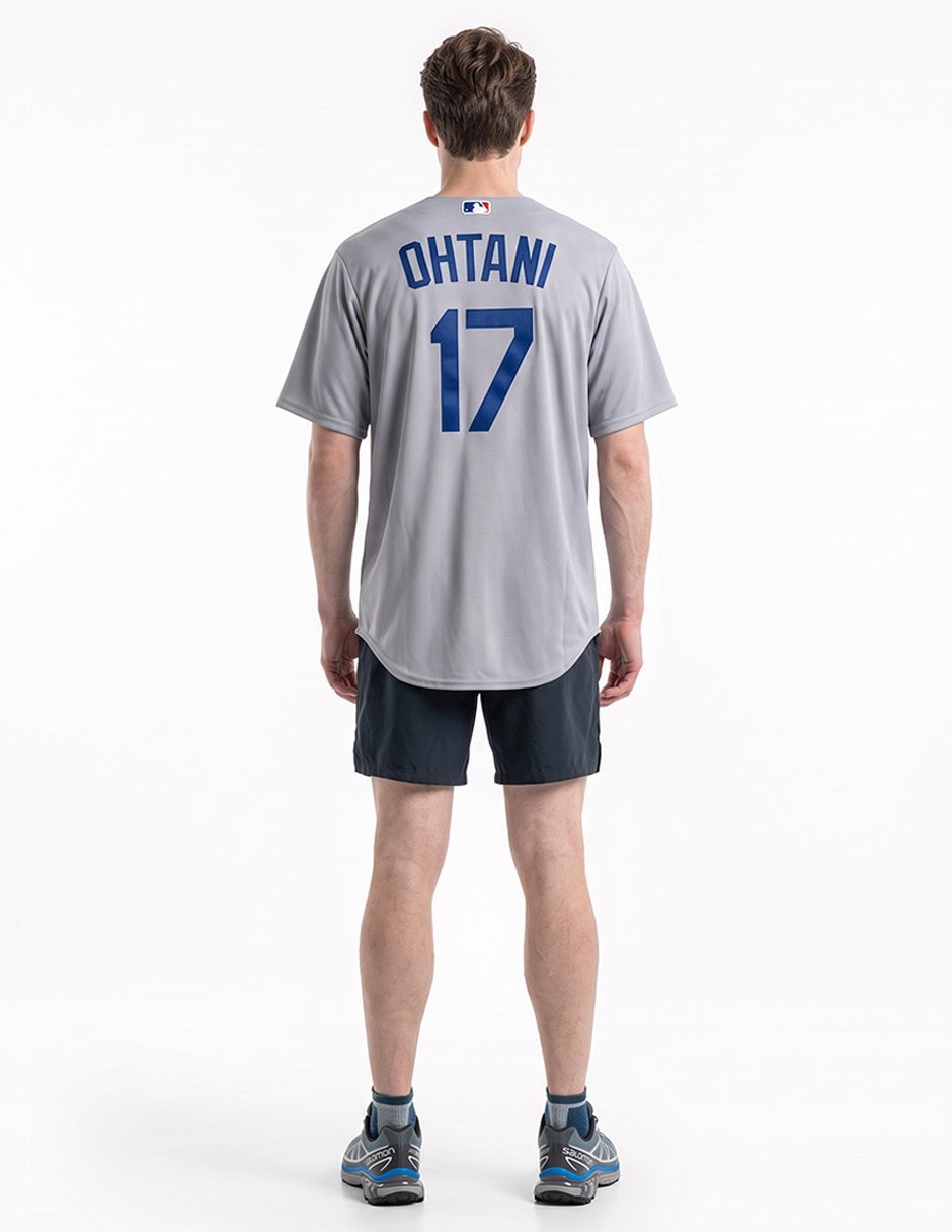 Jersey de los angeles dodgers manga corta para hombre 4