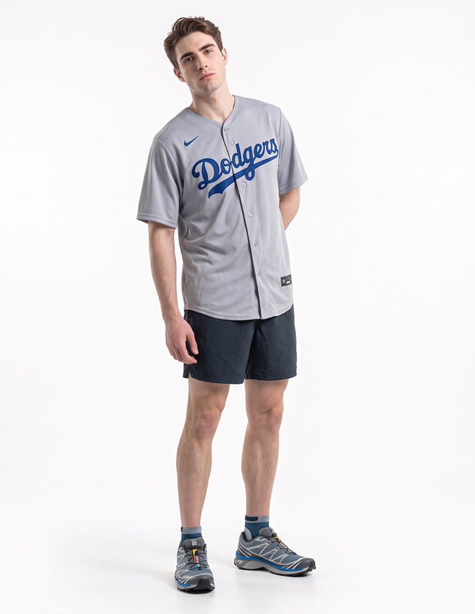 Jersey de los angeles dodgers manga corta para hombre 3
