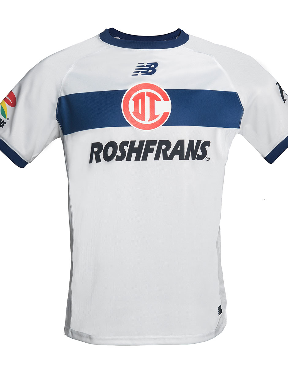 Jersey de club deportivo toluca visitante de manga corta jugador para hombre Jersey de club deportivo toluca visitante de manga corta jugador para hombre