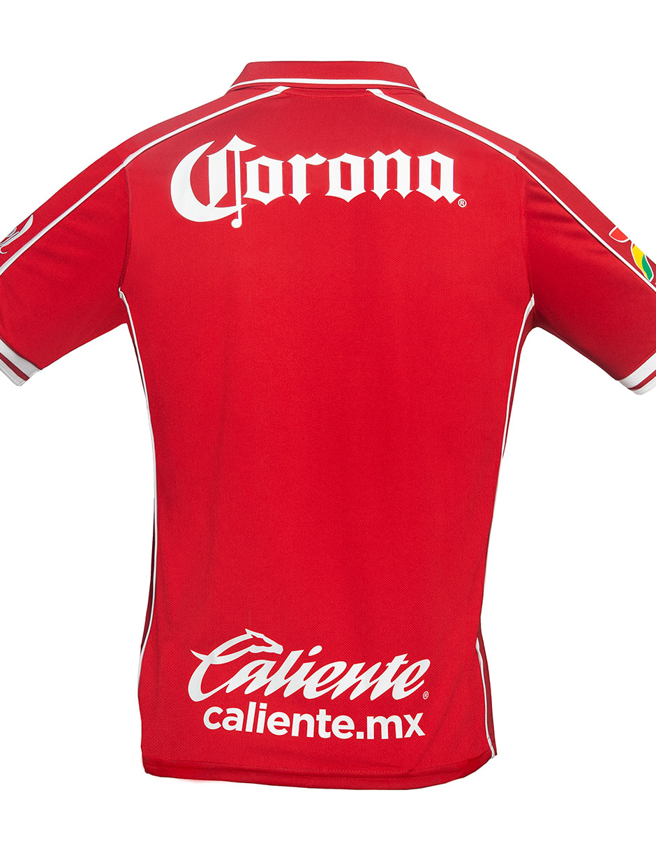 Jersey de club deportivo toluca local de manga corta para hombre 2