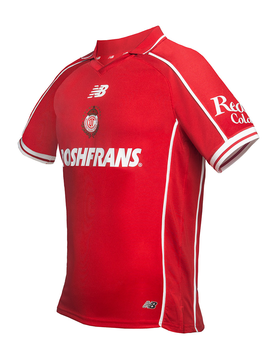 Jersey de club deportivo toluca local de manga corta para hombre 3