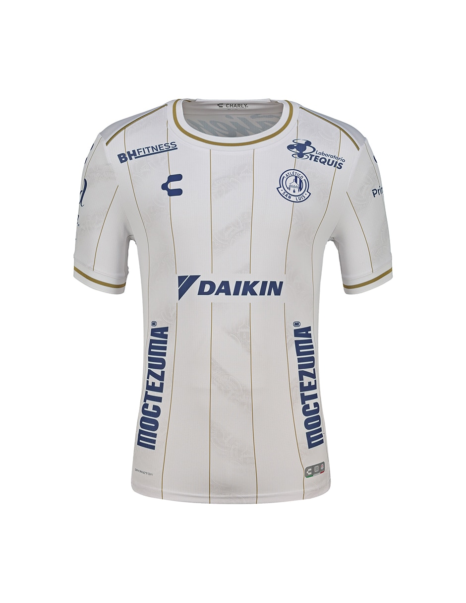 Jersey de atlético san luis visitante de manga corta jugador para hombre Jersey de atlético san luis visitante de manga corta jugador para hombre
