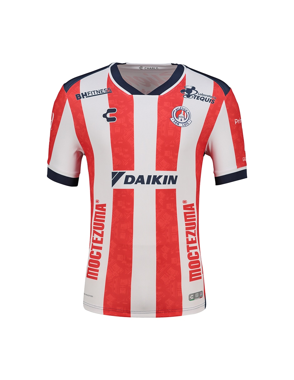 Jersey de atlético san luis local de manga corta jugador para hombre Jersey de atlético san luis local de manga corta jugador para hombre