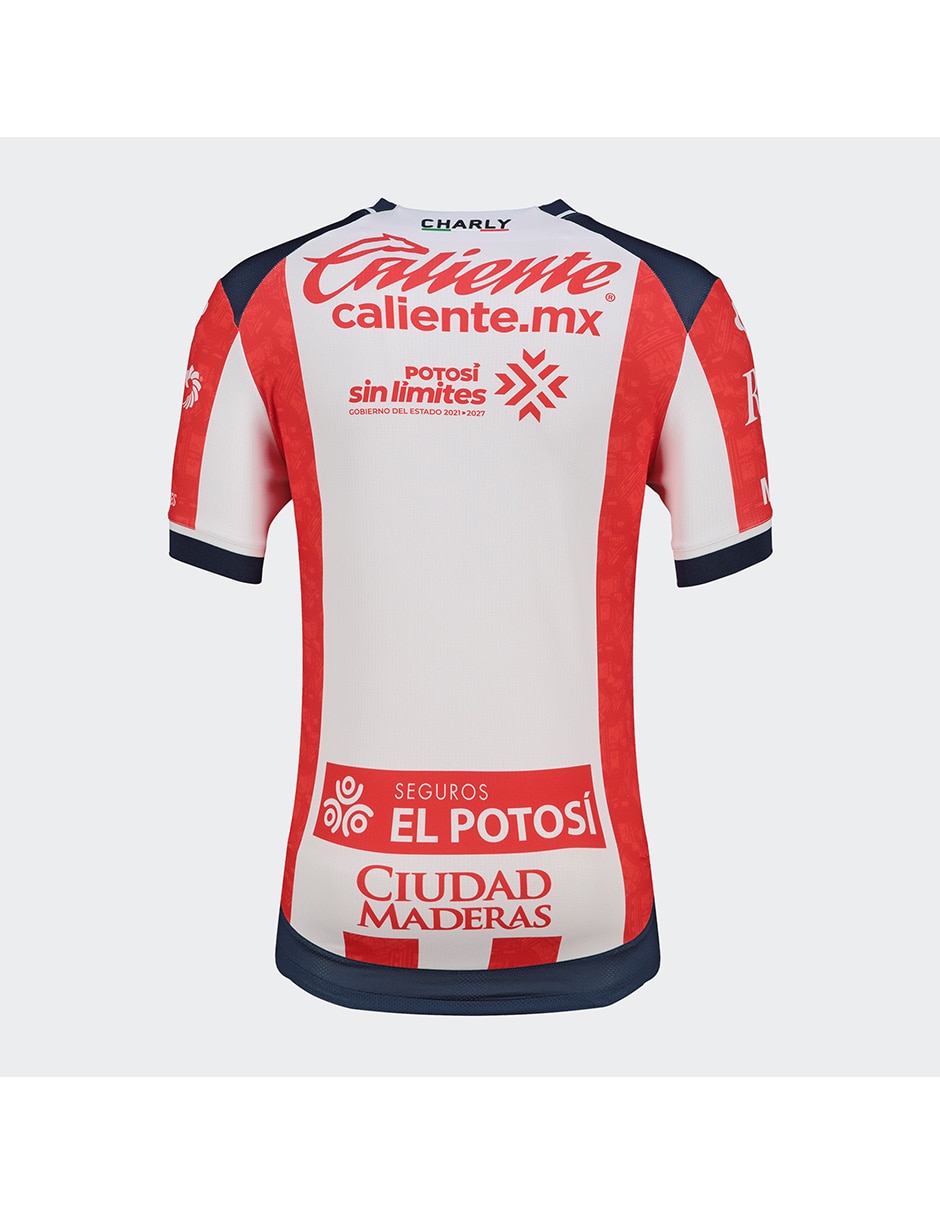 Jersey de atlético san luis local de manga corta jugador para hombre 2