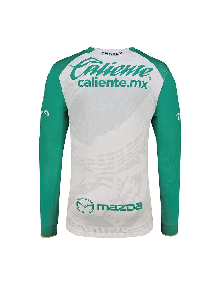 Jersey de club león visitante de manga larga jugador para hombre 2
