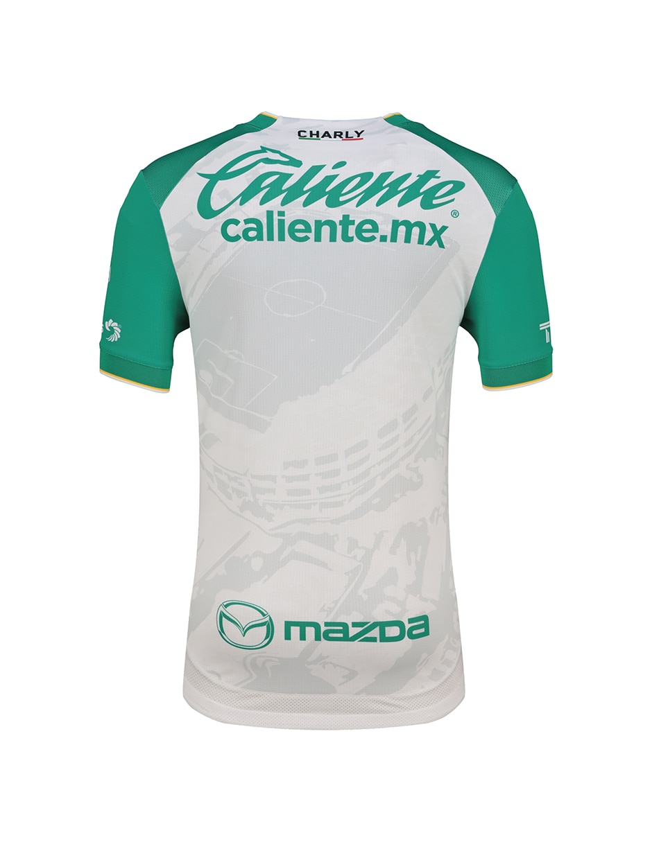 Jersey de club león visitante de manga corta jugador para hombre 2