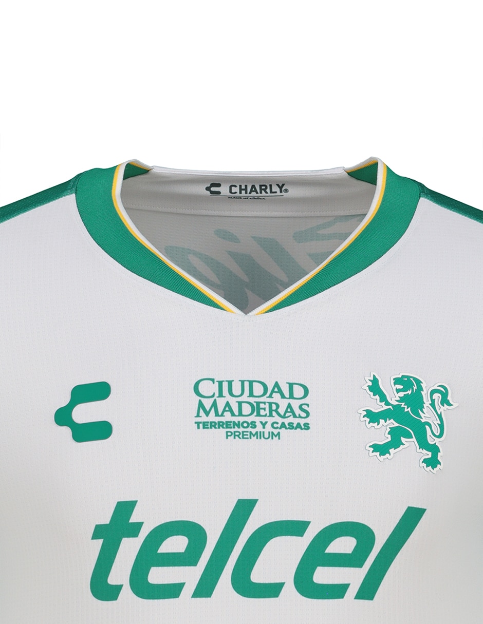 Jersey de club león visitante de manga corta jugador para hombre 3