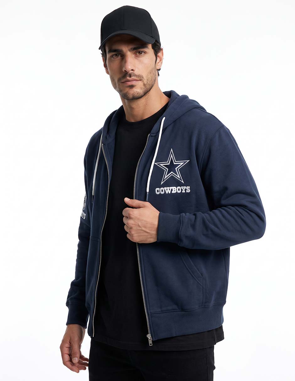 Sudadera casual con capucha Dallas Cowboys para hombre