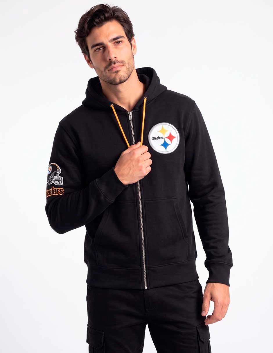 Sudadera casual con capucha Pittsburgh Steelers para hombre