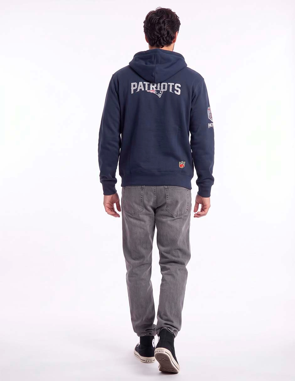 Sudadera casual con capucha New England Patriots para hombre 2