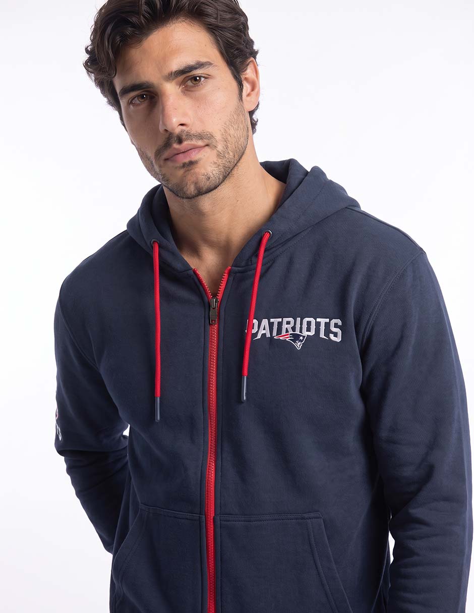 Sudadera casual con capucha New England Patriots para hombre 3