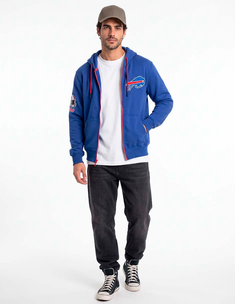 Sudadera casual con capucha Buffalo Bills para hombre