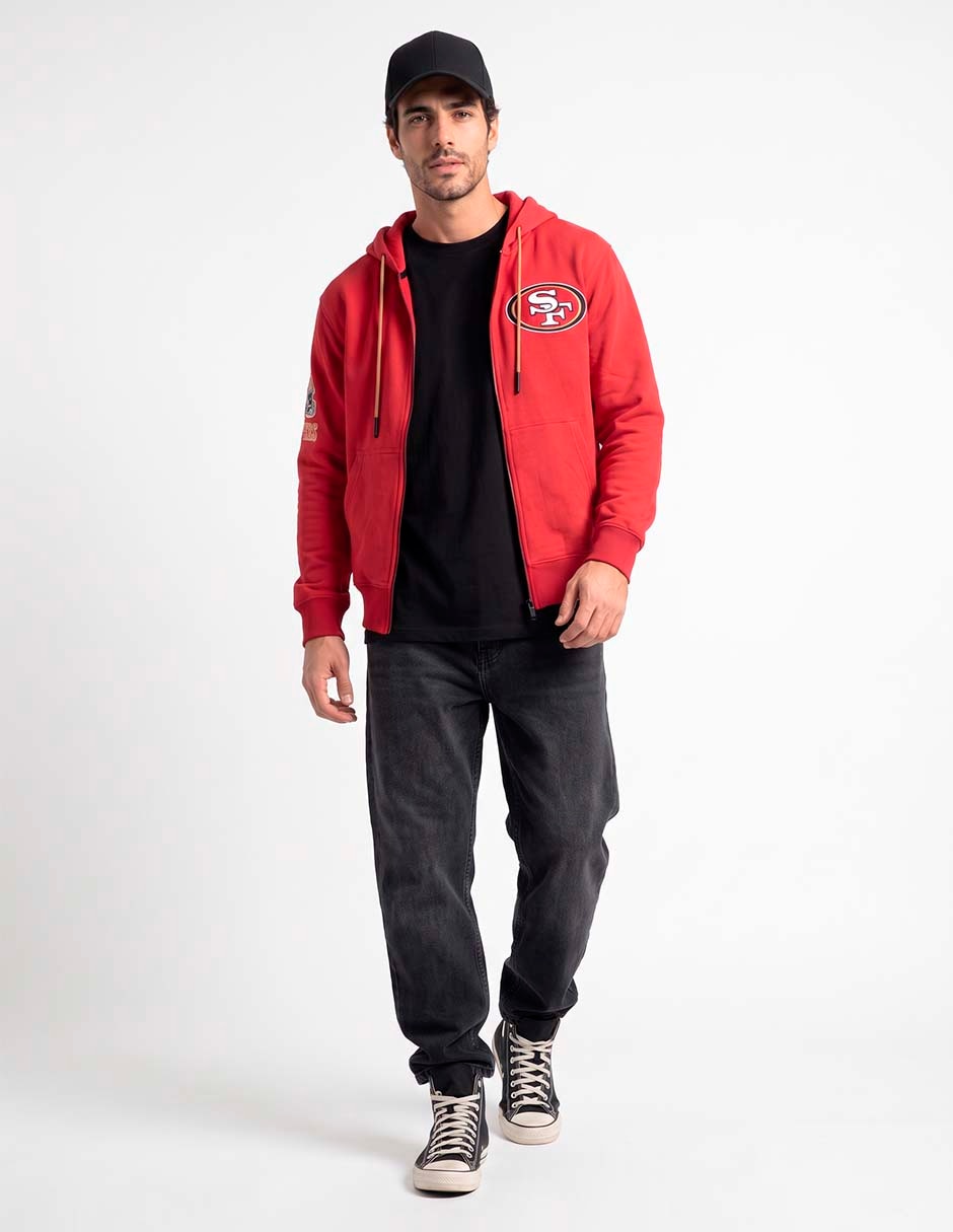 Sudadera casual con capucha San Francisco 49ers para hombre 2
