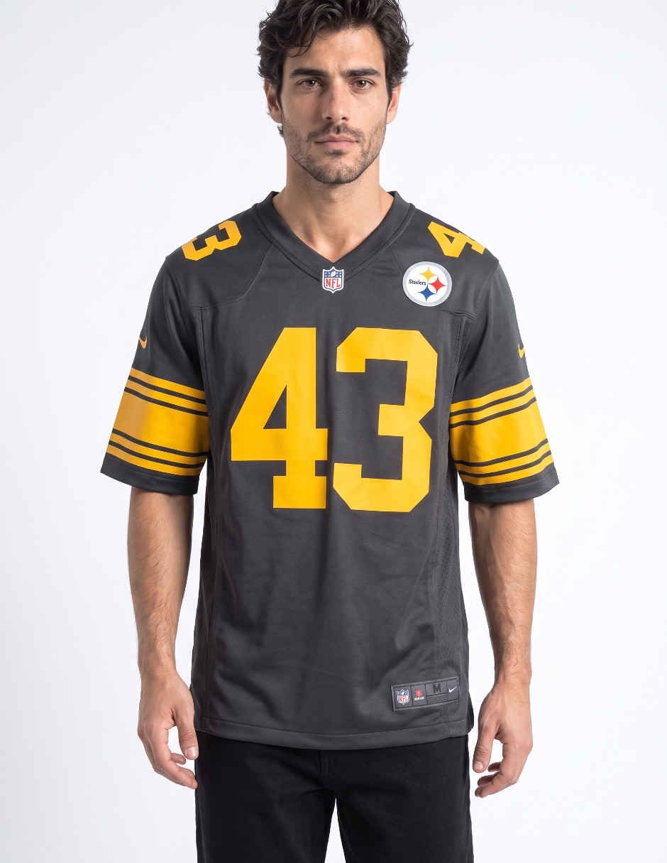 Jersey de Pittsburgh Steelers conmemorativo manga corta Jugador para hombre Jersey de Pittsburgh Steelers conmemorativo manga corta Jugador para hombre