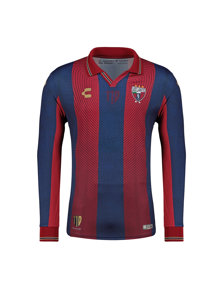 Jersey de Club de Fútbol Atlante Conmemorativo de No aplica manga Larga Jugador para Hombre Jersey de Club de Fútbol Atlante Conmemorativo de No aplica manga Larga Jugador para Hombre