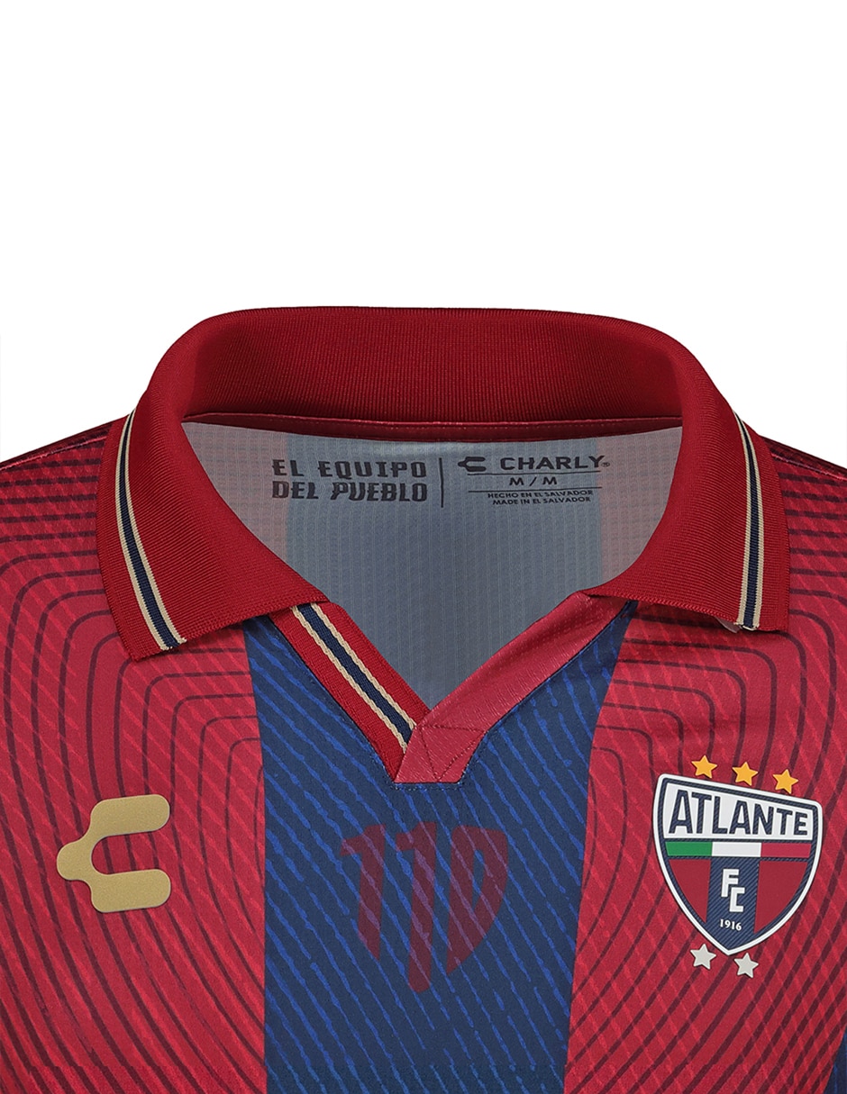 Jersey de Club de Fútbol Atlante conmemorativo de manga larga jugador para hombre