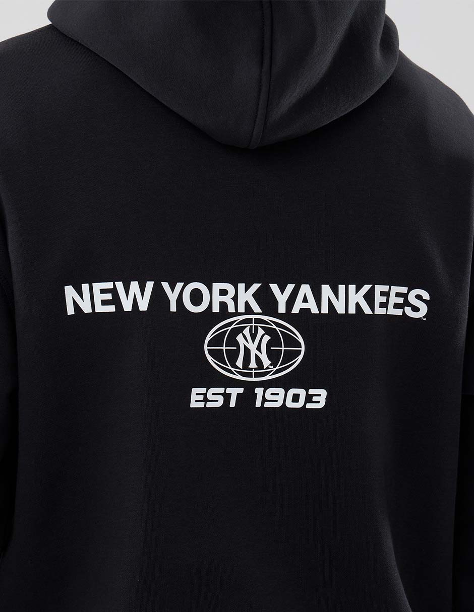 Sudadera para béisbol new era ny graphic con capucha y bolsa new york yankees unisex