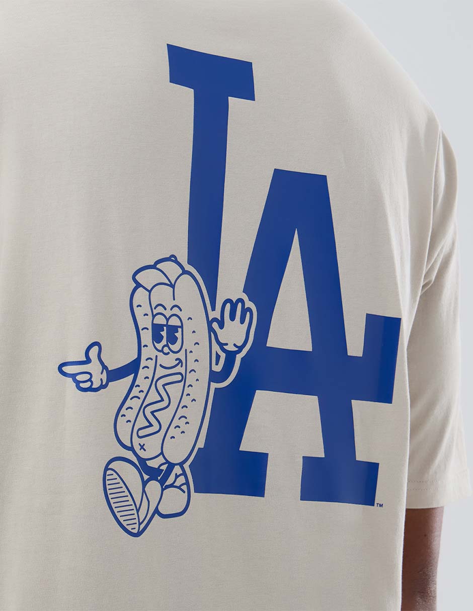 Playera deportiva para béisbol food icon los angeles dodgers unisex 4