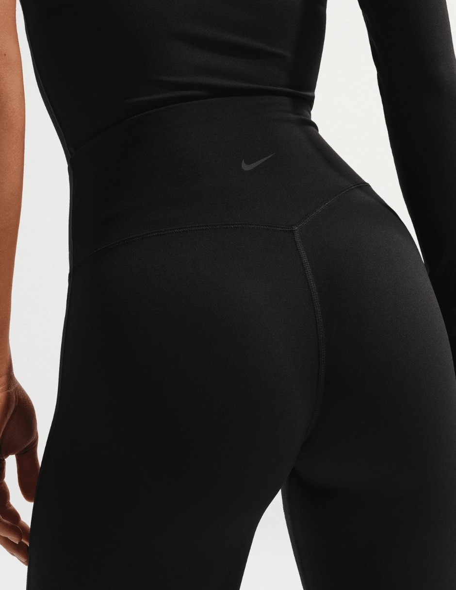 Pants W Nk Df Zenvy Hr Flare Useam para entrenamiento de mujer 4