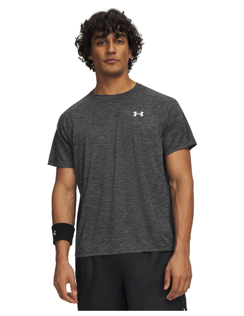 Playera deportiva para entrenamiento Ua Tech Textured Ss de hombre Playera deportiva para entrenamiento Ua Tech Textured Ss de hombre