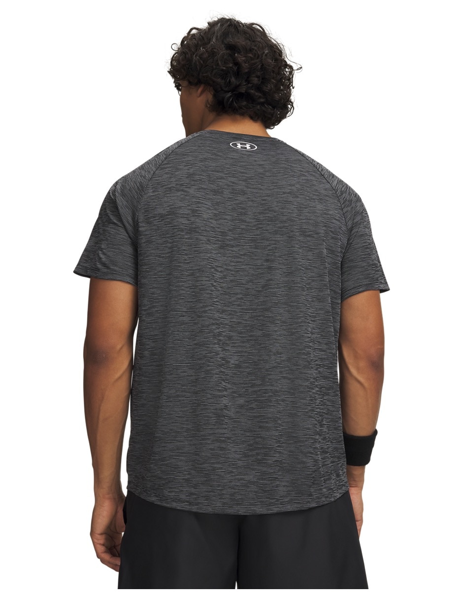 Playera deportiva para entrenamiento Ua Tech Textured Ss de hombre 5
