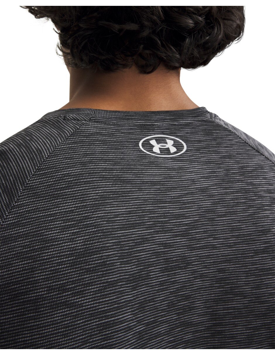 Playera deportiva para entrenamiento Ua Tech Textured Ss de hombre 2