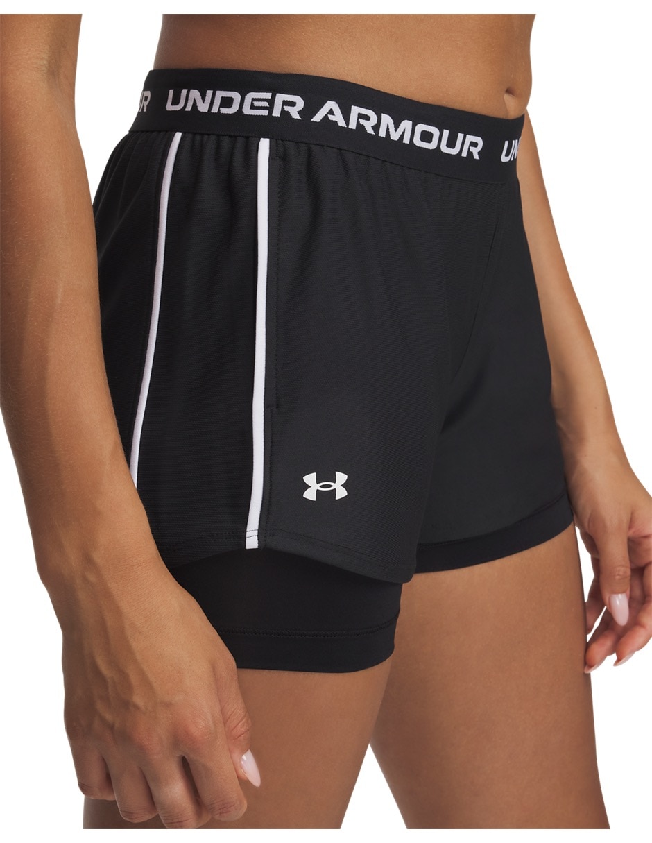 Short con bolsillos under armour tech play up para entrenamiento mujer