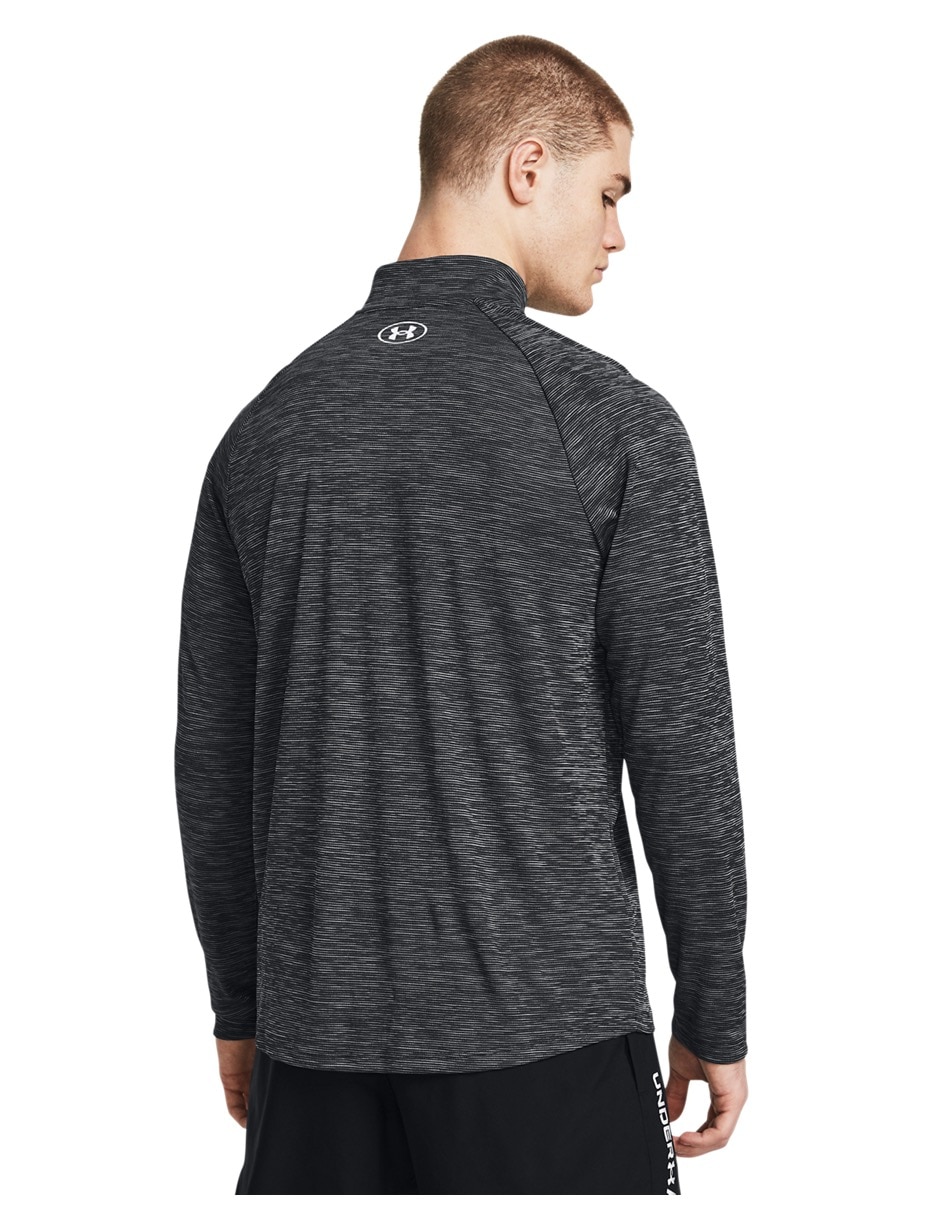 Sudadera para entrenamiento Ua Tech Textured 12 Zip con capucha para hombre 5
