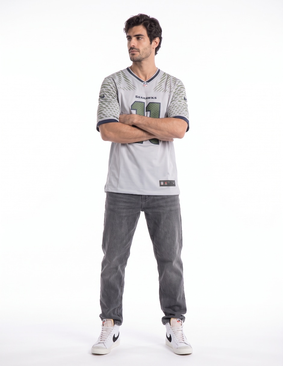 Jersey de Seattle Seahawks conmemorativo de manga corta jugador para hombre 3
