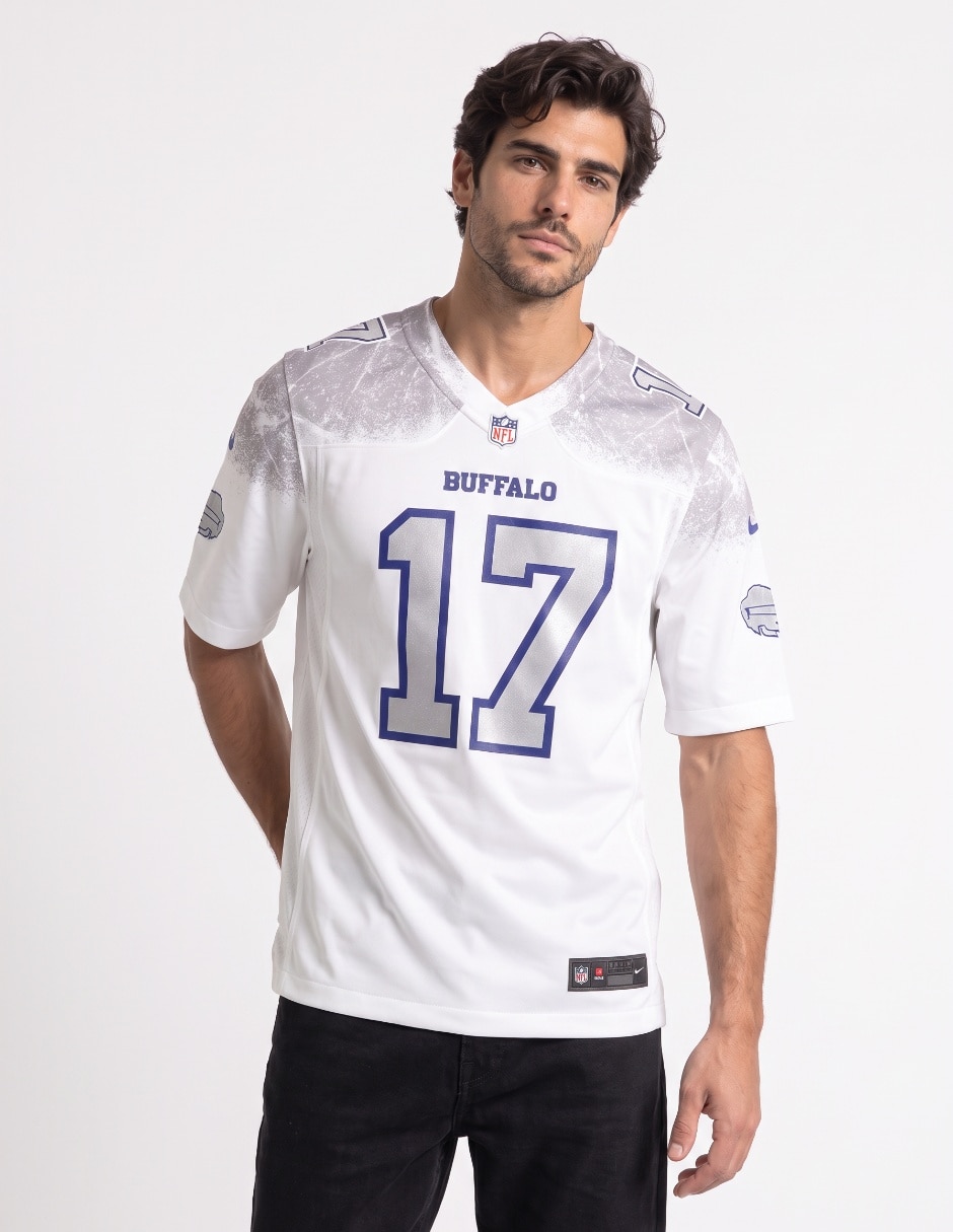 Jersey de Buffalo Bills conmemorativo de Josh Allen manga corta hugador para hombre