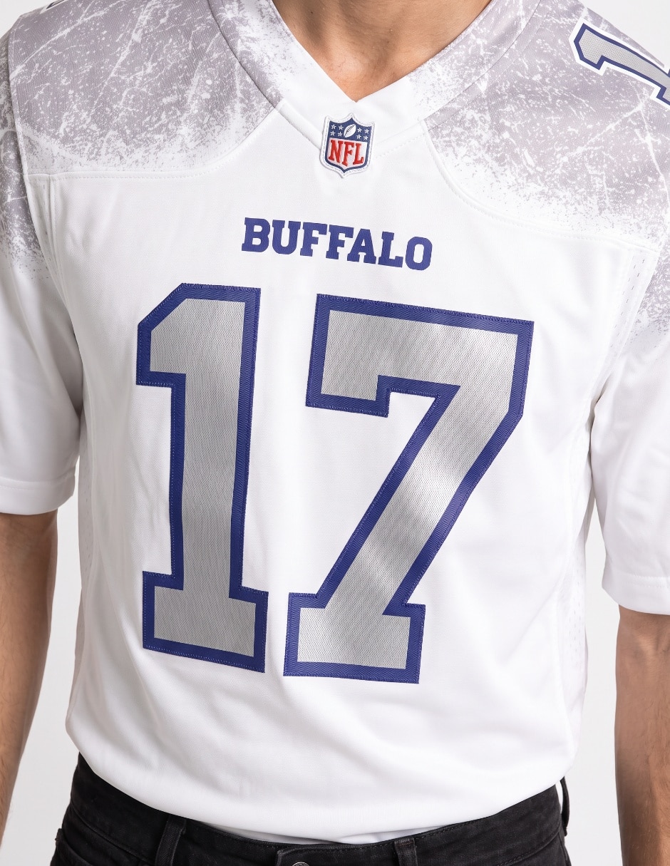 Jersey de Buffalo Bills conmemorativo de Josh Allen manga corta hugador para hombre 4