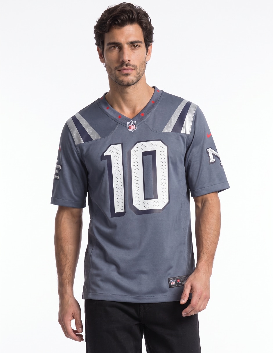 Jersey de New England Patriots conmemorativo de Drake Maye manga corta jugador para hombre Jersey de New England Patriots conmemorativo de Drake Maye manga corta jugador para hombre