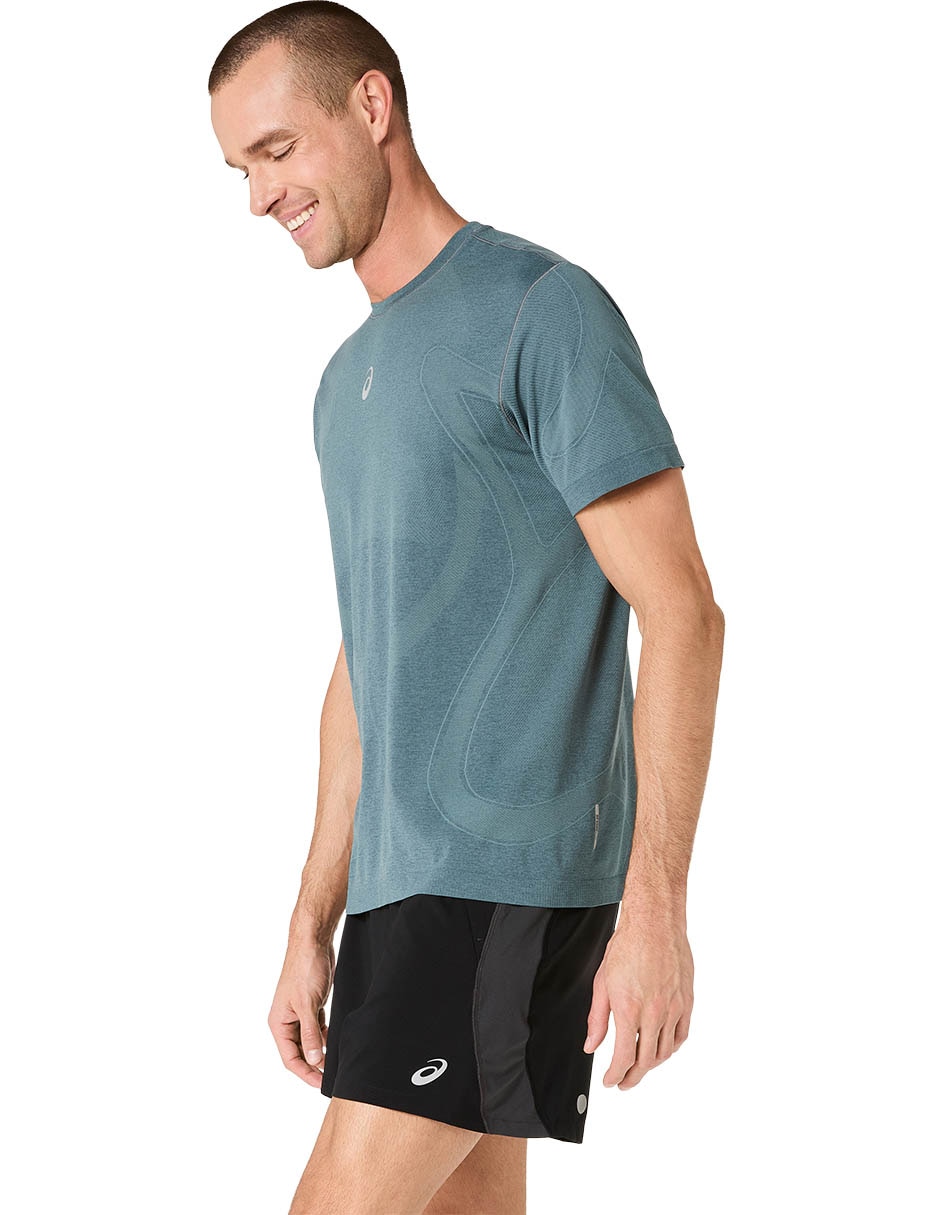 Playera deportiva para correr Road Seamless Ss Top de hombre 3