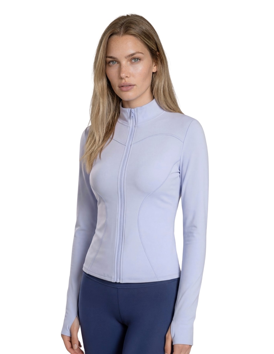 Chamarra para entrenamiento active essentials activewear de mujer 10