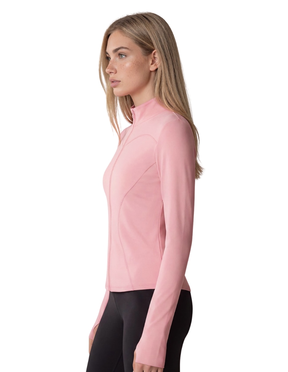 Chamarra para entrenamiento active essentials activewear de mujer 10