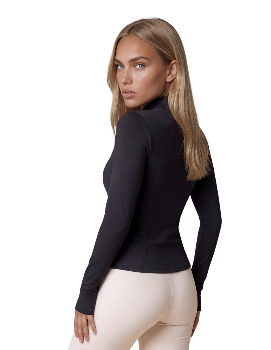 Chamarra para entrenamiento active essentials activewear de mujer 3