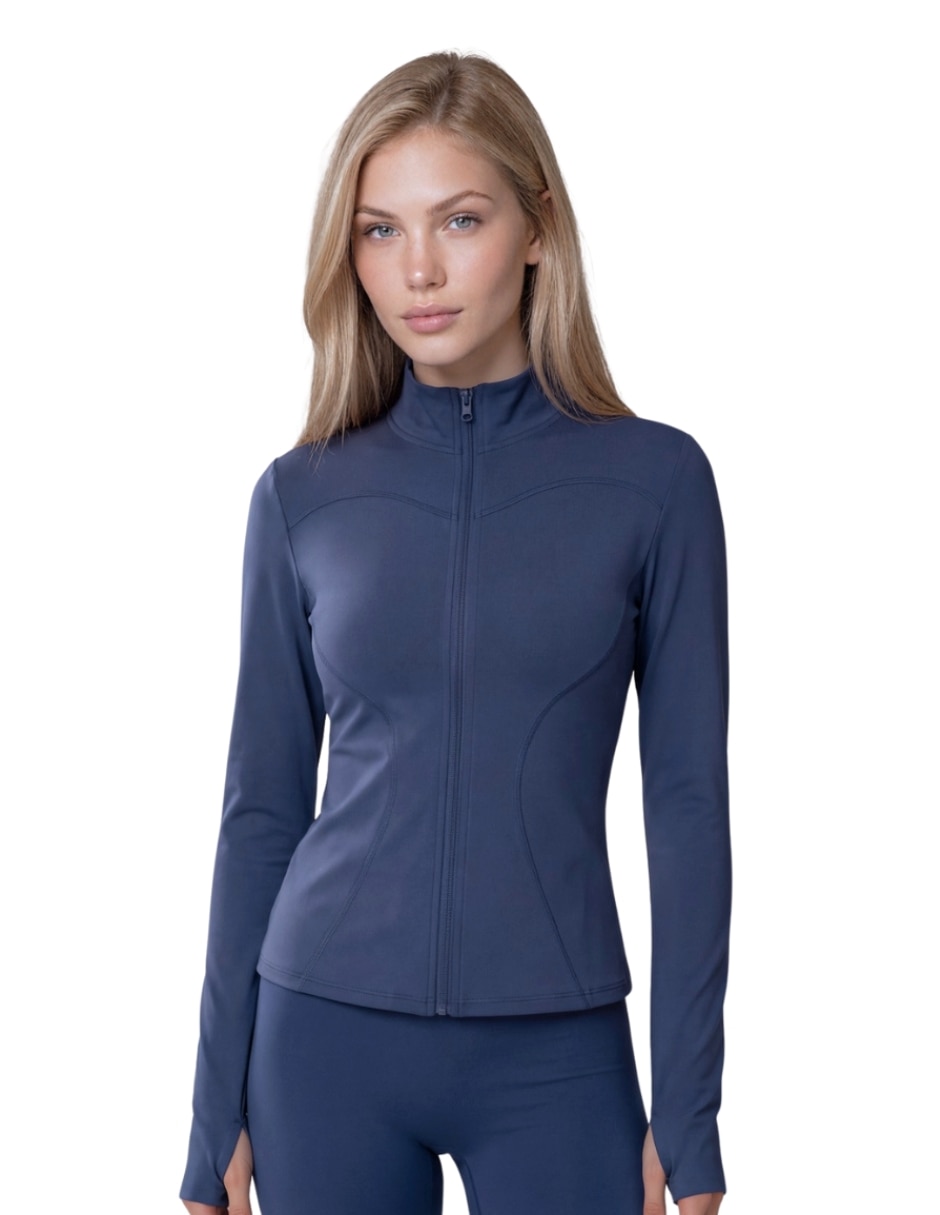 Chamarra para entrenamiento active essentials activewear de mujer 11