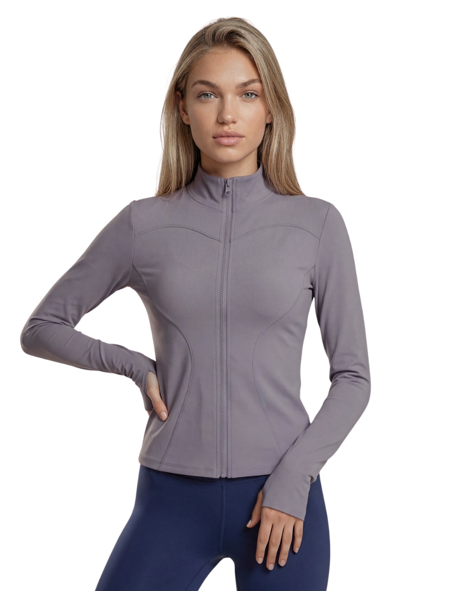 Chamarra para entrenamiento active essentials activewear de mujer 9