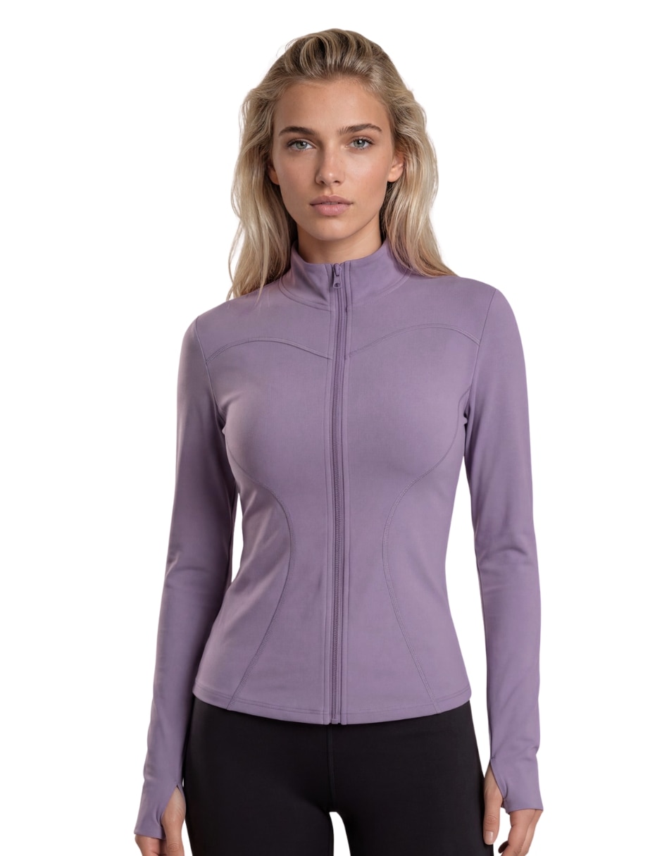 Chamarra para entrenamiento active essentials activewear de mujer 9
