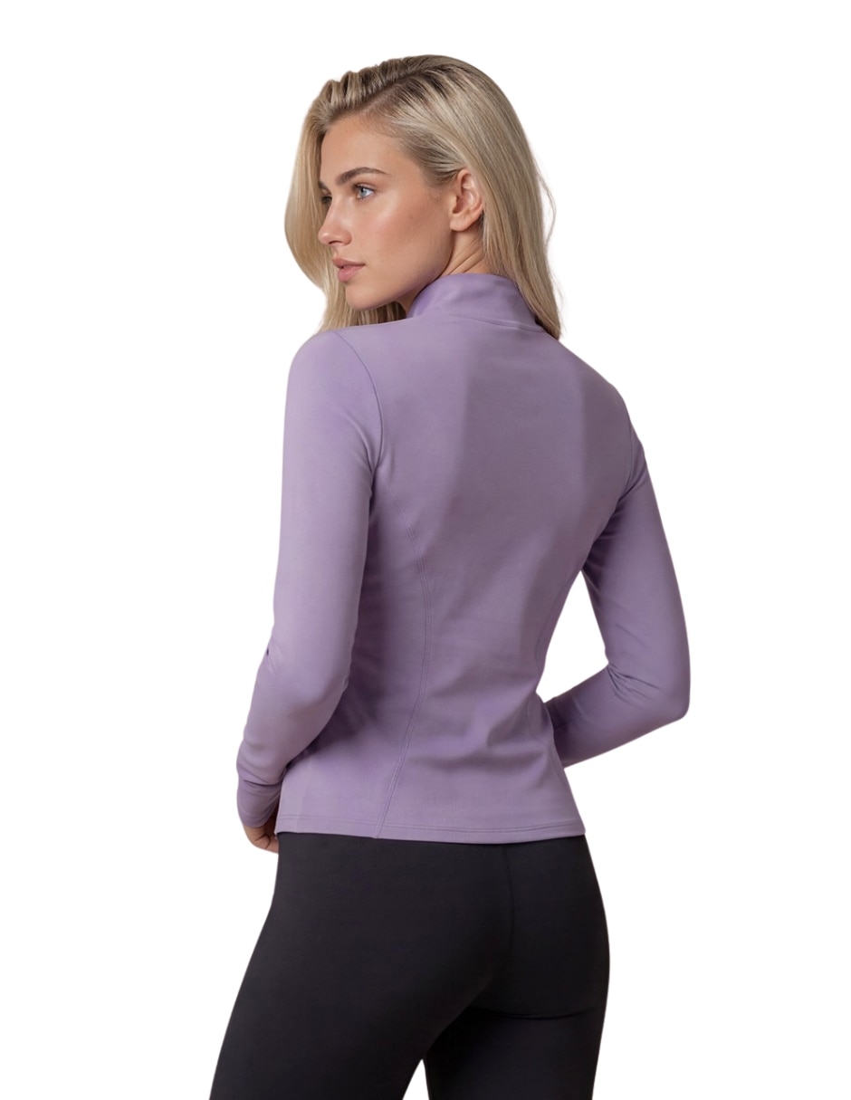 Chamarra para entrenamiento active essentials activewear de mujer 4
