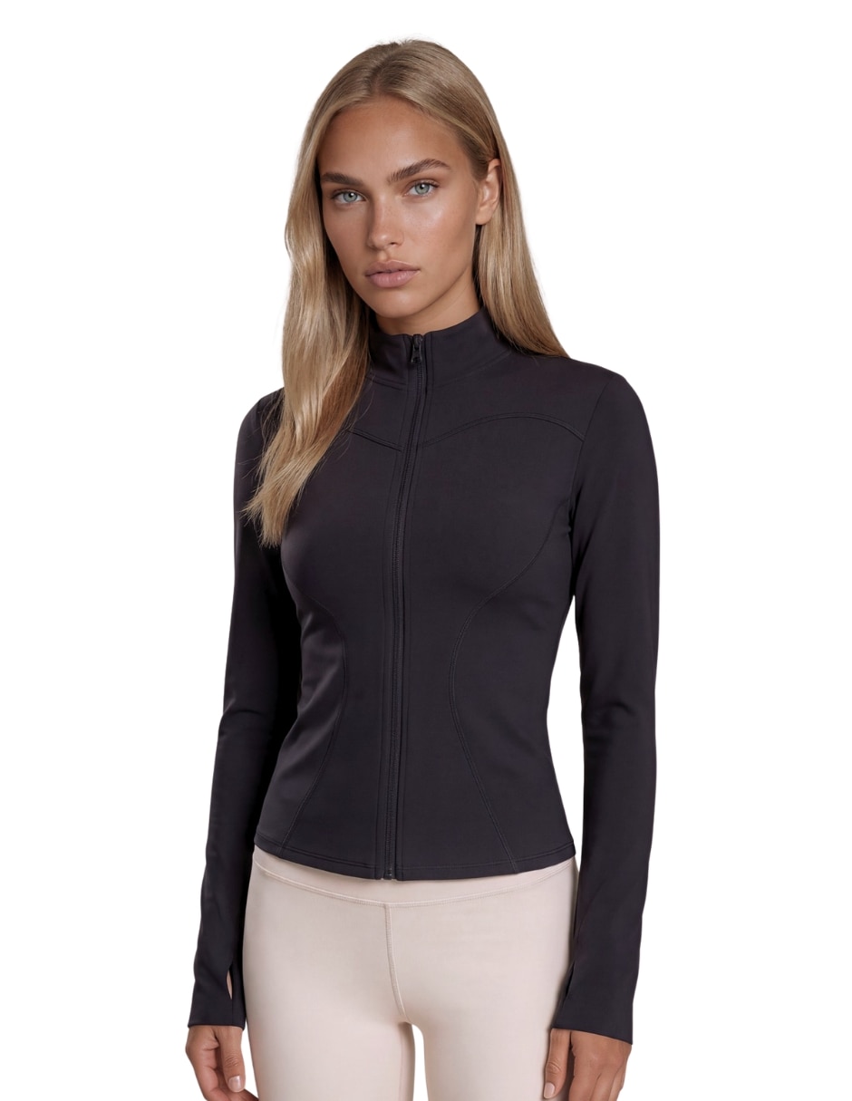 Chamarra para entrenamiento active essentials activewear de mujer 10