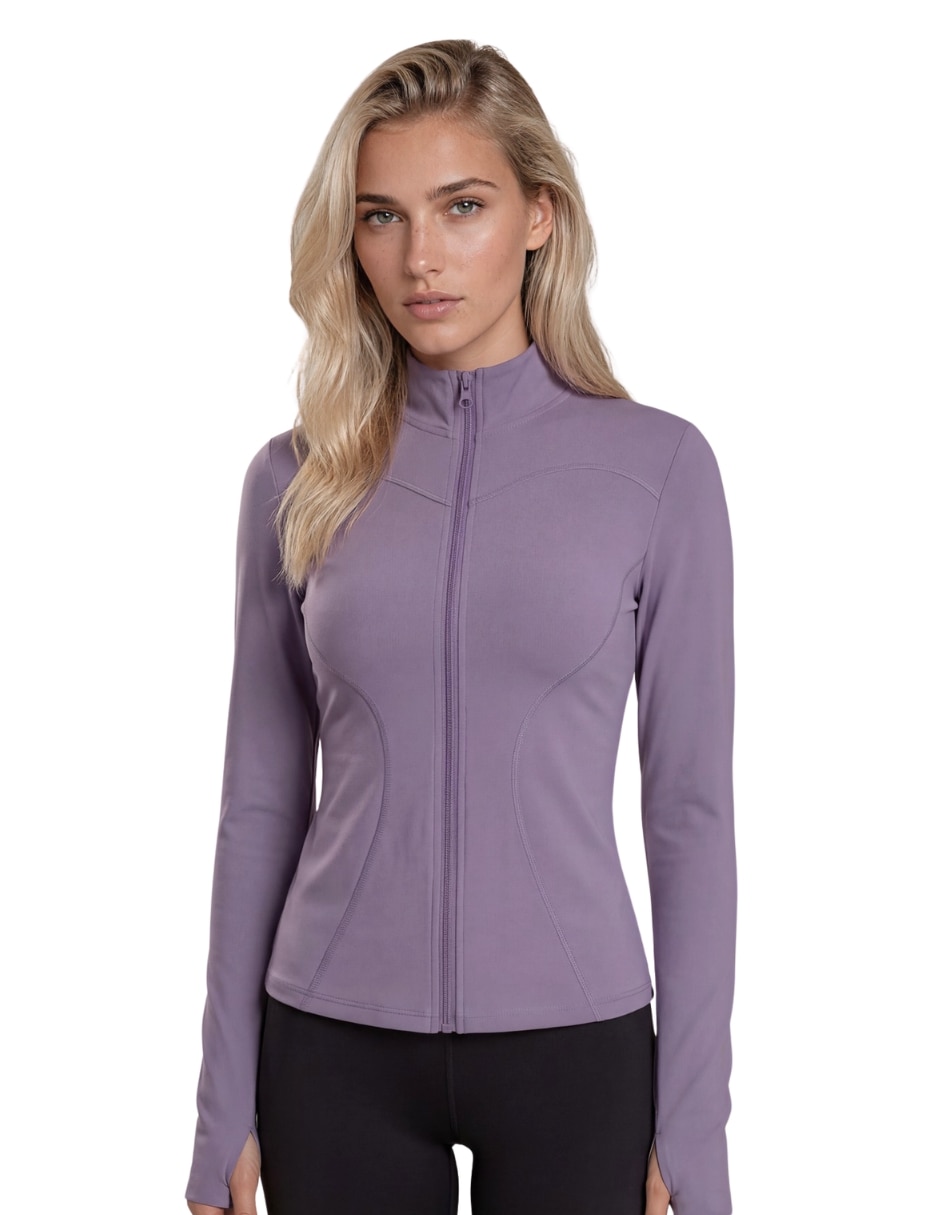 Chamarra para entrenamiento active essentials activewear de mujer 7